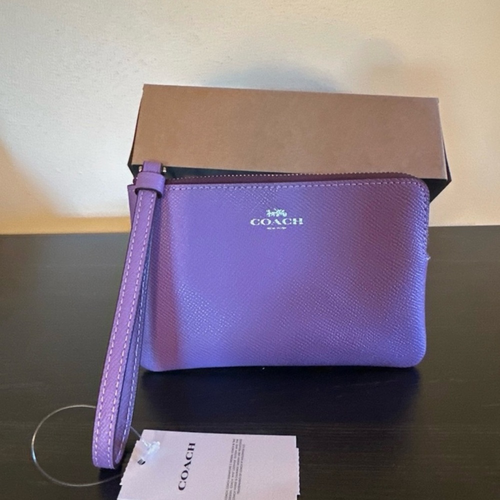 Coach Lavender Wristlet